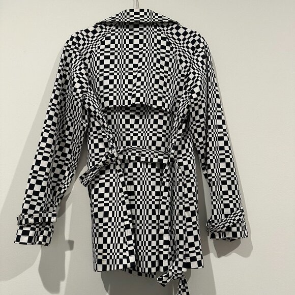 Michael Kors Illusion Trench Coat - Picture 2 of 5
